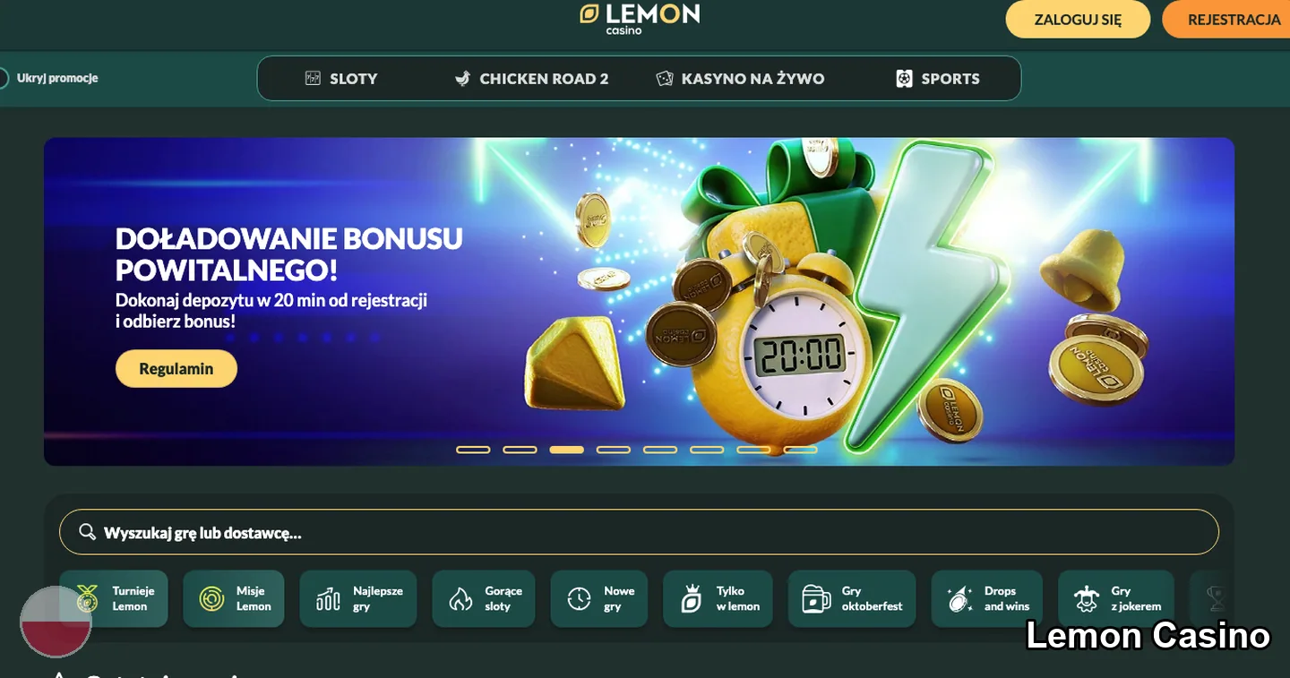 gry i automaty – Lemon Casino: Lemon Casino: kluczowe cechy serwisu