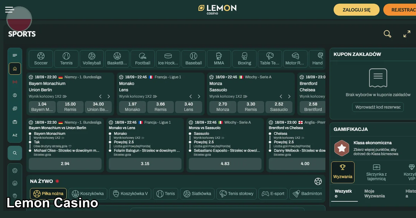 gry i automaty – Lemon Casino: aplikacja mobilna od Lemon Casino
