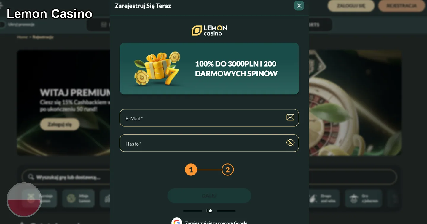 Lemon Casino: rejestracja rejestracja – Lemon Casino