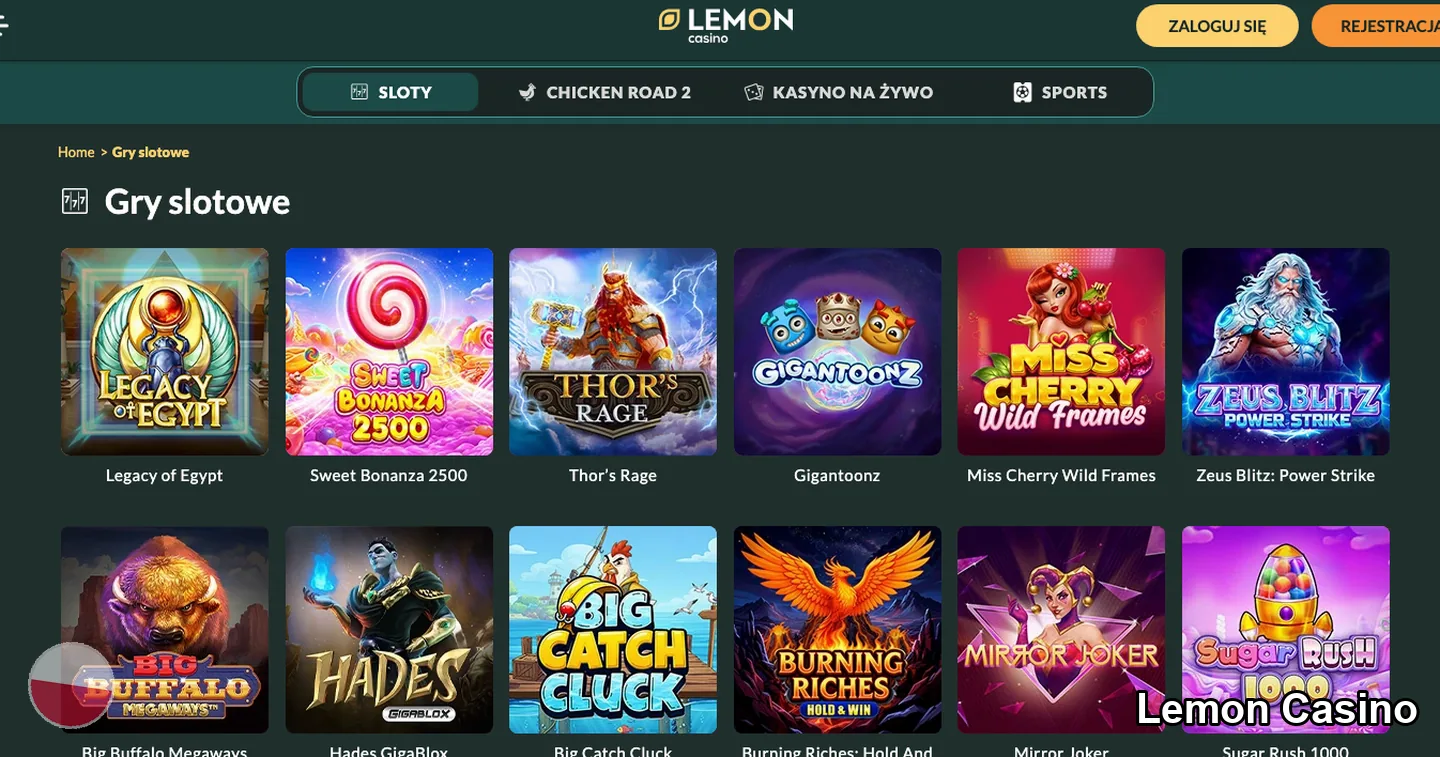 gry i automaty – Lemon Casino: wymagania wiekowe i dane potrzebne do ko